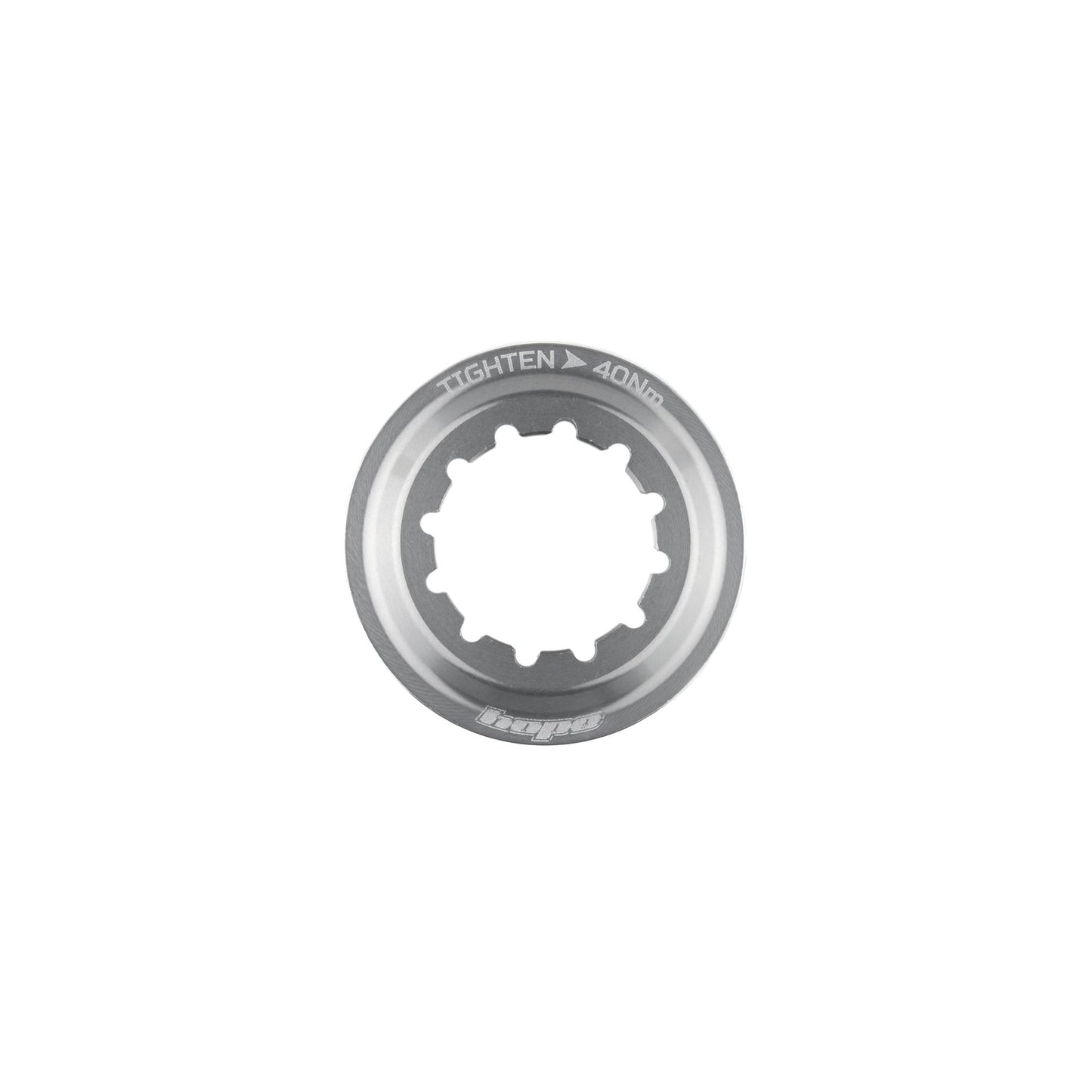 Hope Centre Lock Rotor Lockring-Silver-BRINK