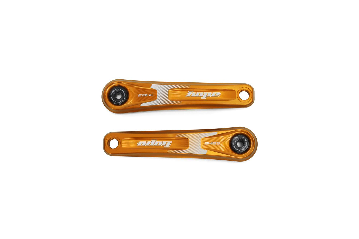 Hope E-Bike Crankset-155mm-Narrow Offset-Orange-BRINK