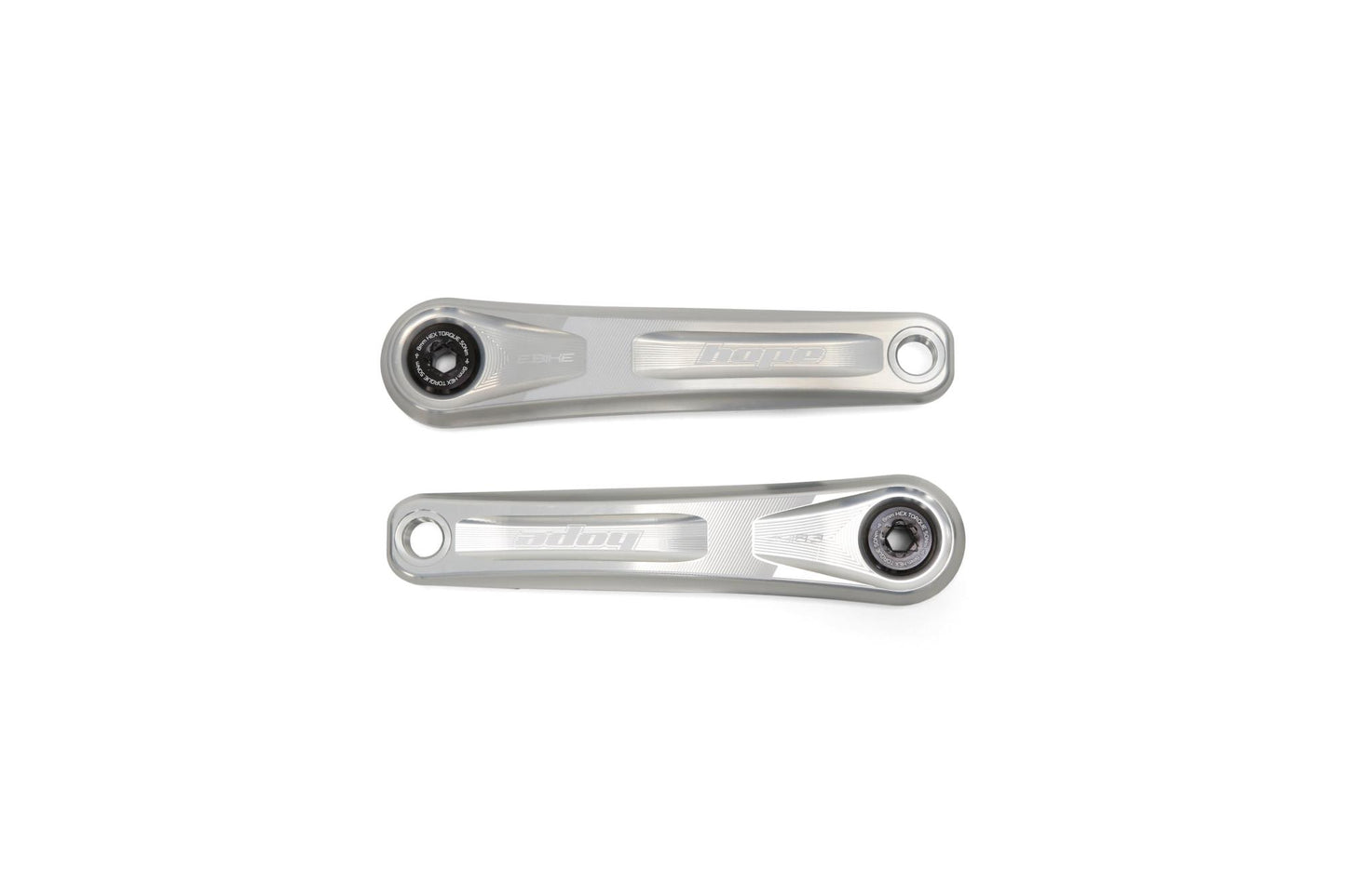 Hope E-Bike Crankset-155mm-Narrow Offset-Silver-BRINK