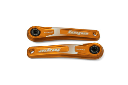 Hope E-Bike Crankset-155mm-Standard Offset-Orange-BRINK