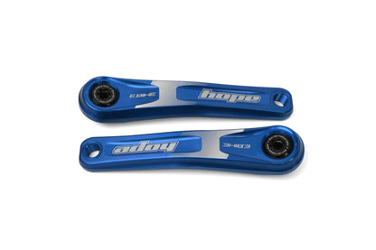 Hope E-Bike Crankset-165mm-Standard Offset-Blue-BRINK