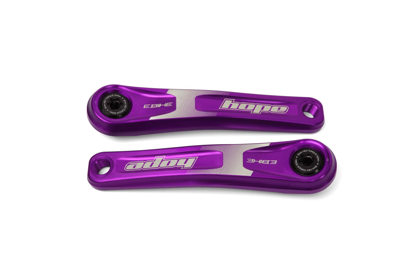 Hope E-Bike Crankset-165mm-Standard Offset-Purple-BRINK