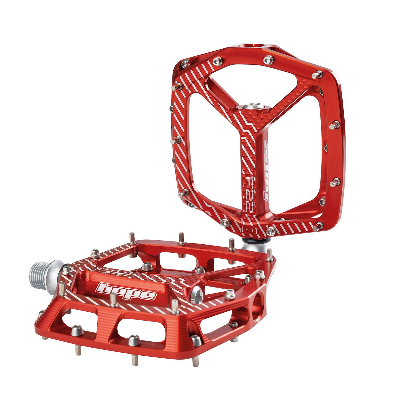 Hope F22 Pedals-Red-BRINK