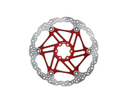 Hope Floating Rotor-6 Bolt-200mm-Red-BRINK