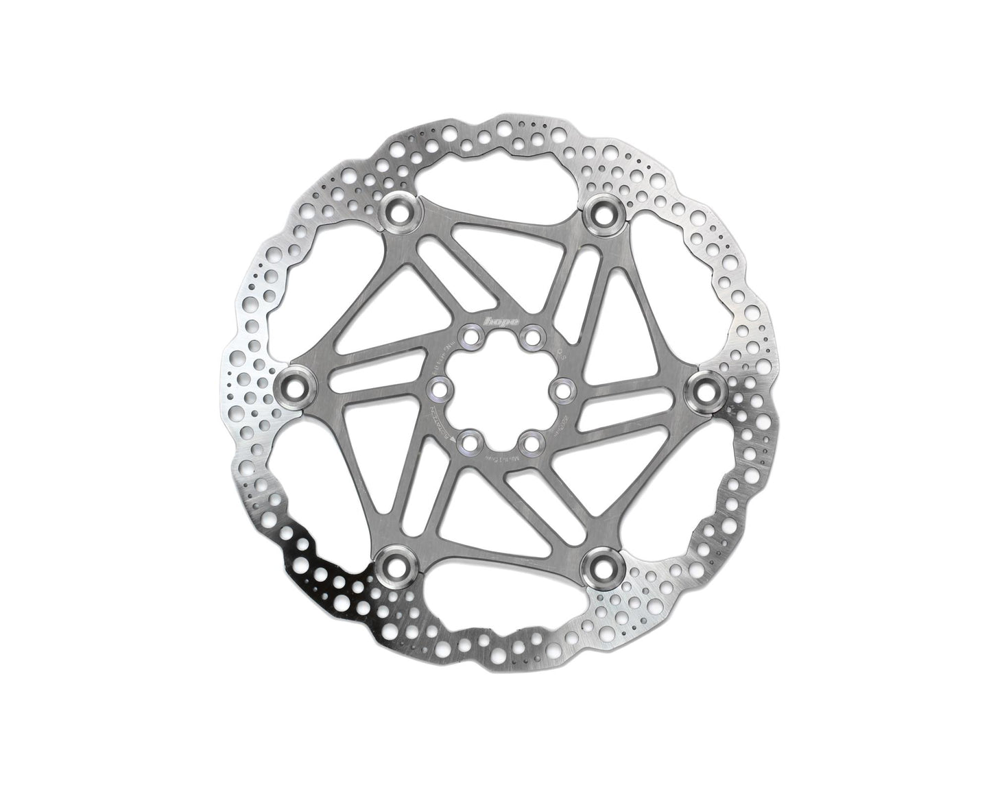 Hope Floating Rotor-6 Bolt-203mm-Silver-BRINK