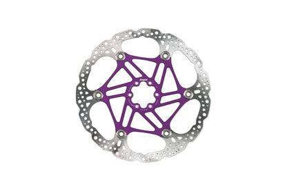 Hope Floating Rotor-6 Bolt-220mm-Purple-BRINK