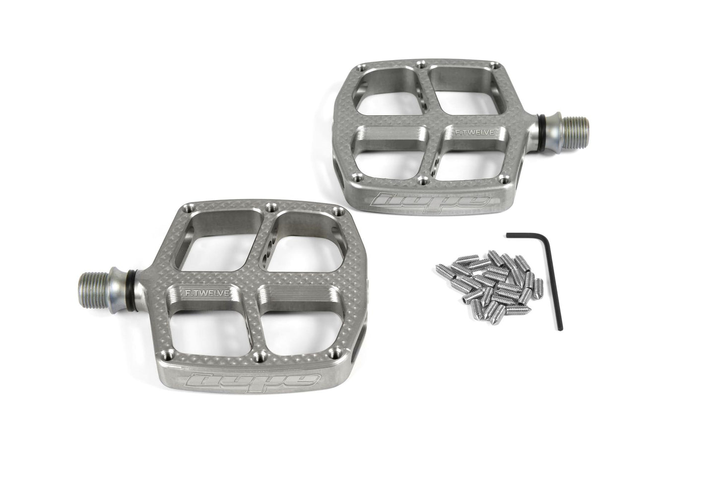 Hope Kids F12 Pedals-SIlver-BRINK