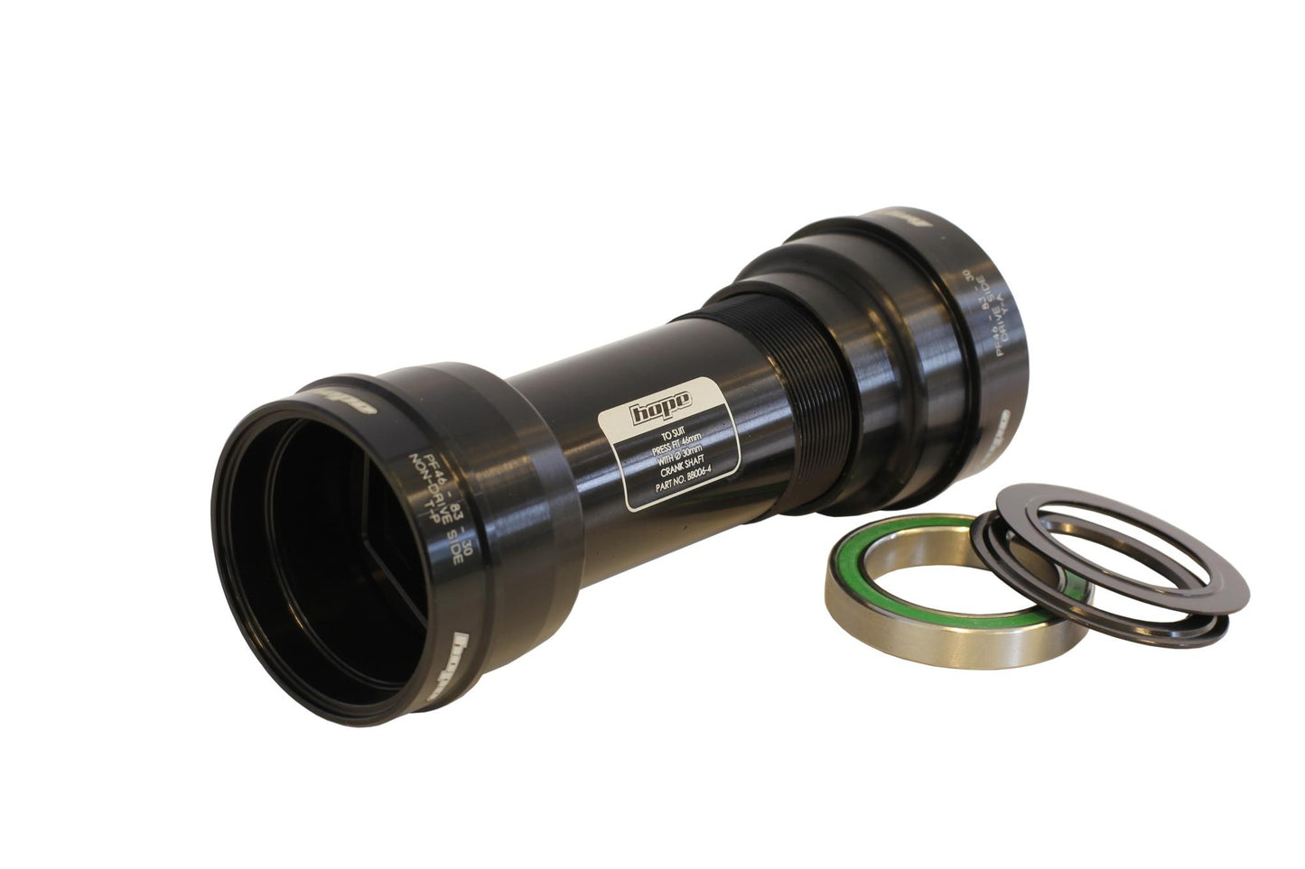 Hope PressFit Bottom Bracket-PF46 100mm-30mm-Black-BRINK