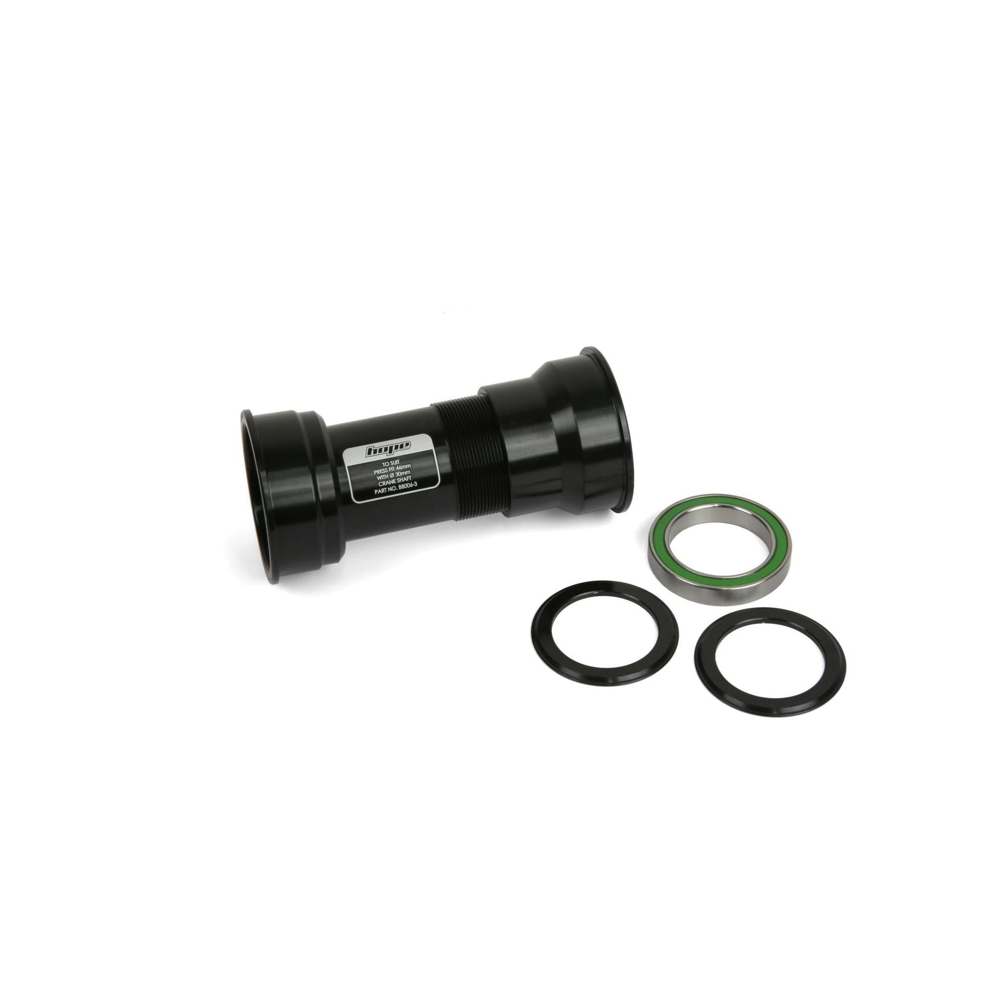 Hope PressFit Bottom Bracket-PF46 86.5mm 386 EVO-30mm-Black-BRINK