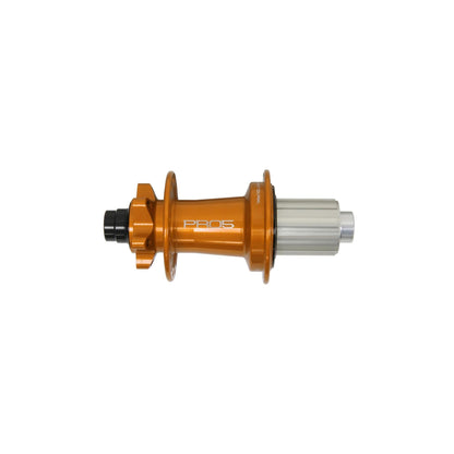 Hope Pro 5 Boost Rear Hub | J-Bend | 6-Bolt-24h-Orange-HG Aluminium-BRINK