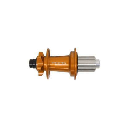 Hope Pro 5 Boost Rear Hub | J-Bend | 6-Bolt-28h-Orange-HG Steel-BRINK