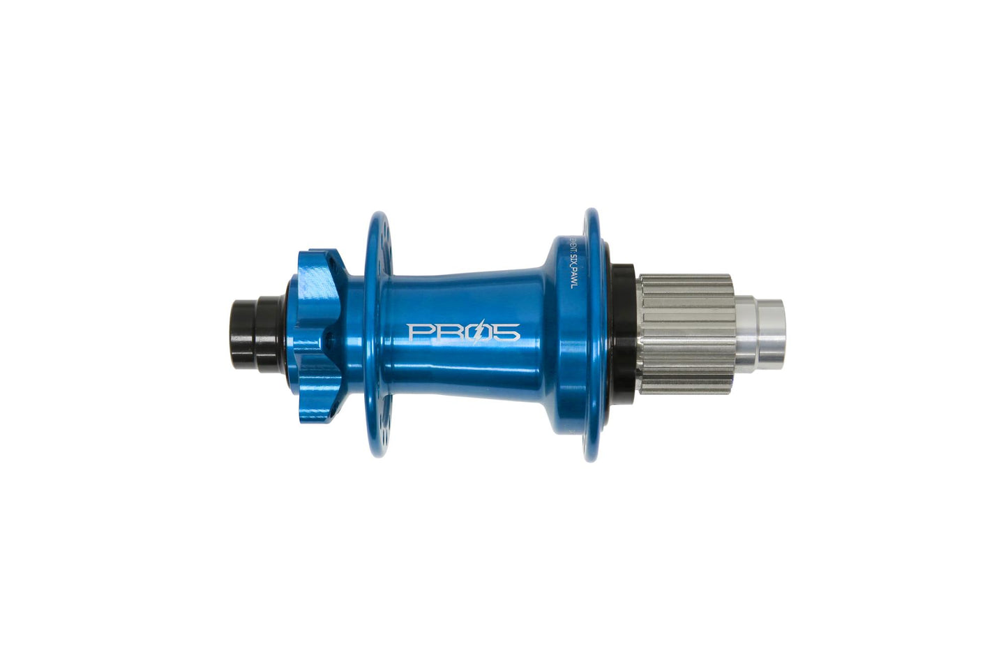 Hope Pro 5 E-Bike Rear Hub | J-Bend | 6-Bolt-148 x 12mm-Blue-Micro Spline-BRINK