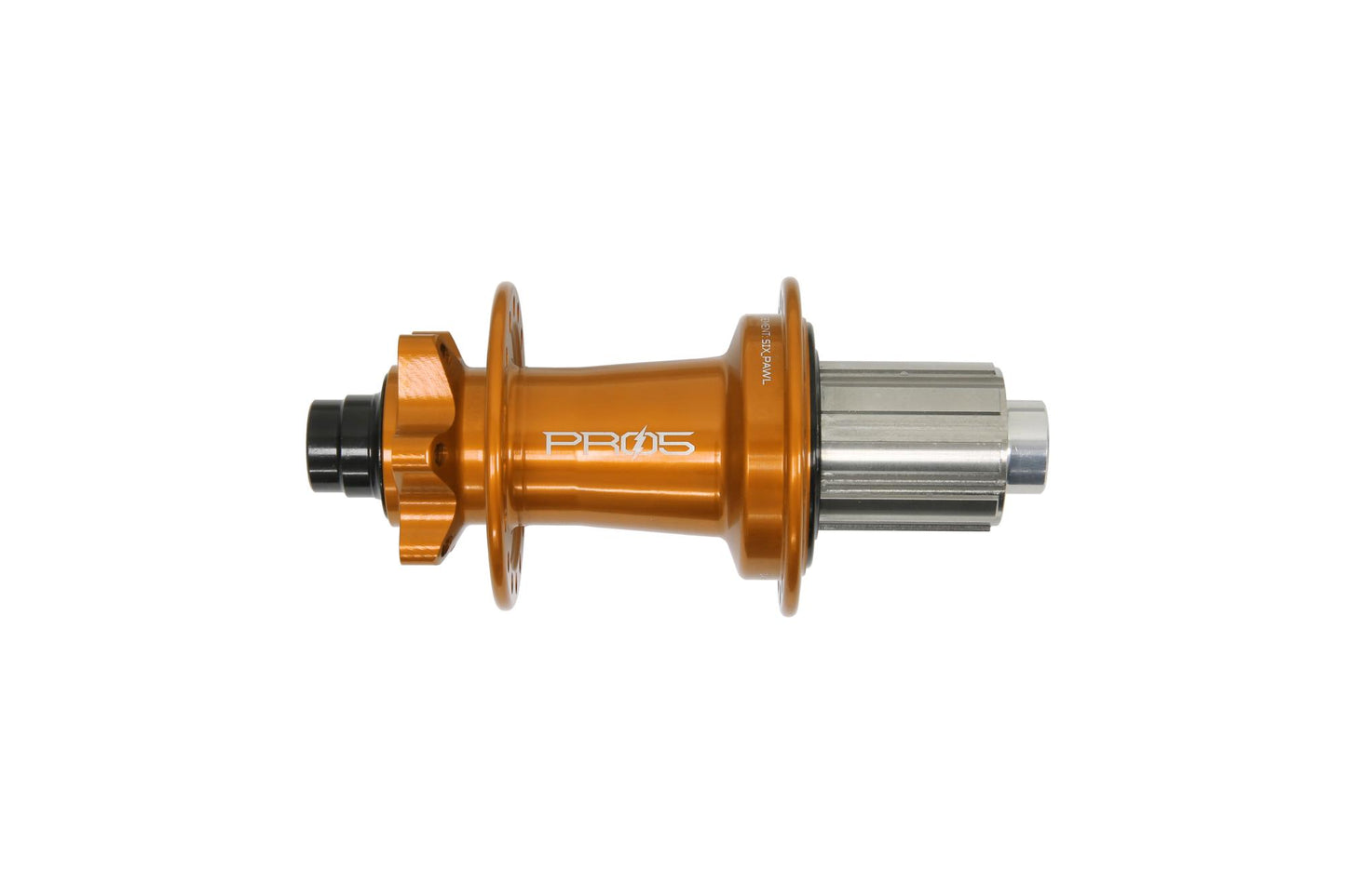 Hope Pro 5 E-Bike Rear Hub | J-Bend | 6-Bolt-148 x 12mm-Orange-HG-BRINK