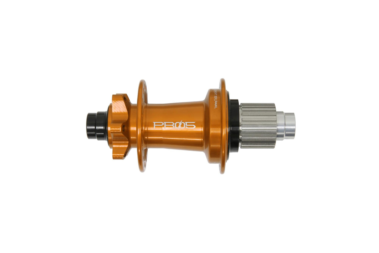 Hope Pro 5 E-Bike Rear Hub | J-Bend | 6-Bolt-148 x 12mm-Orange-Micro Spline-BRINK