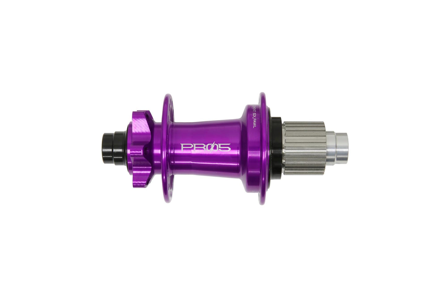 Hope Pro 5 E-Bike Rear Hub | J-Bend | 6-Bolt-148 x 12mm-Purple-Micro Spline-BRINK