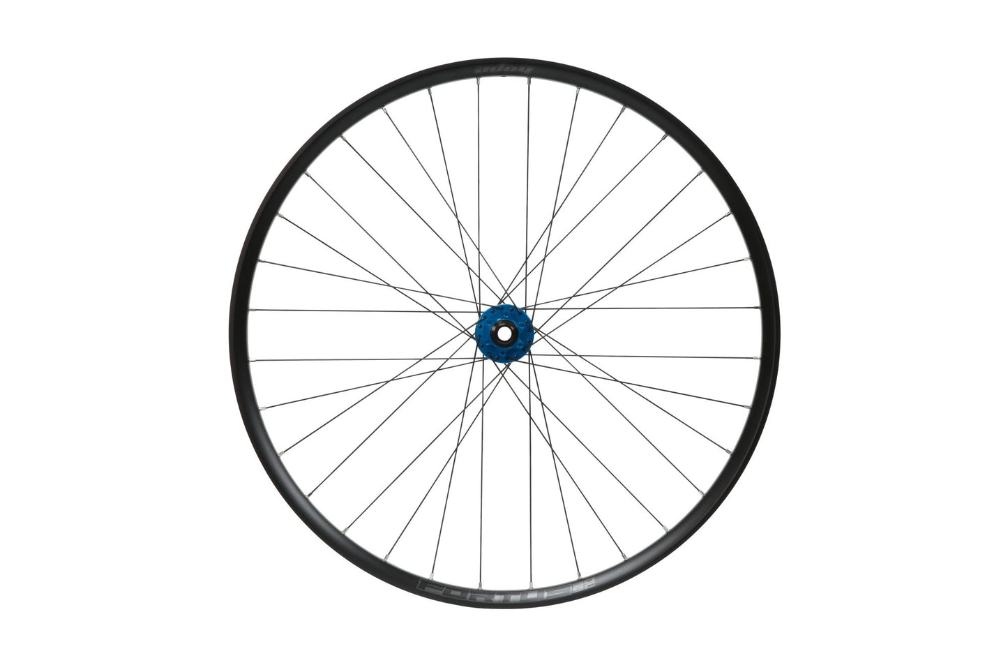 Hope Pro 5 Non-Boost Front Wheel | Fortus 30SC | 6-Bolt-27.5-Blue-BRINK