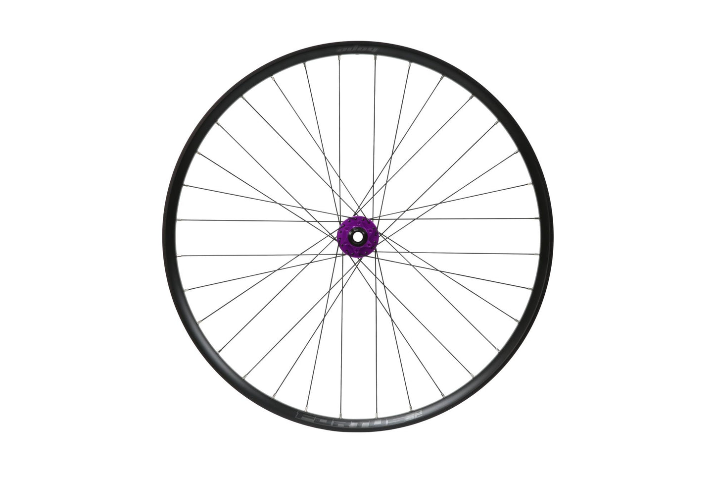 Hope Pro 5 Non-Boost Front Wheel | Fortus 30SC | 6-Bolt-27.5-Purple-BRINK