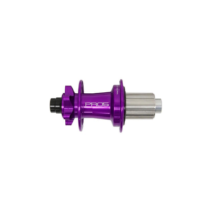 Hope Pro 5 Non-Boost Rear Hub | J-Bend | 6-Bolt-28h-Purple-HG Steel-BRINK