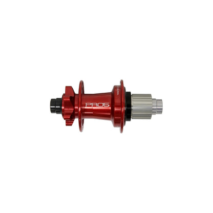 Hope Pro 5 Non-Boost Rear Hub | J-Bend | 6-Bolt-28h-Red-Micro Spline-BRINK