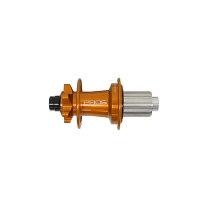 Hope Pro 5 Non-Boost Rear Hub | J-Bend | 6-Bolt-32h-Orange-HG Steel-BRINK