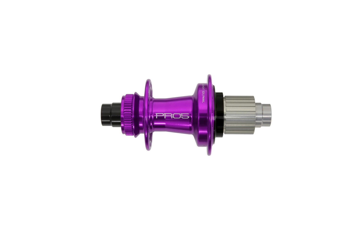 Hope Pro 5 Non-Boost Rear Hub | J-Bend | Centre Lock-24h-Purple-Micro Spline-BRINK