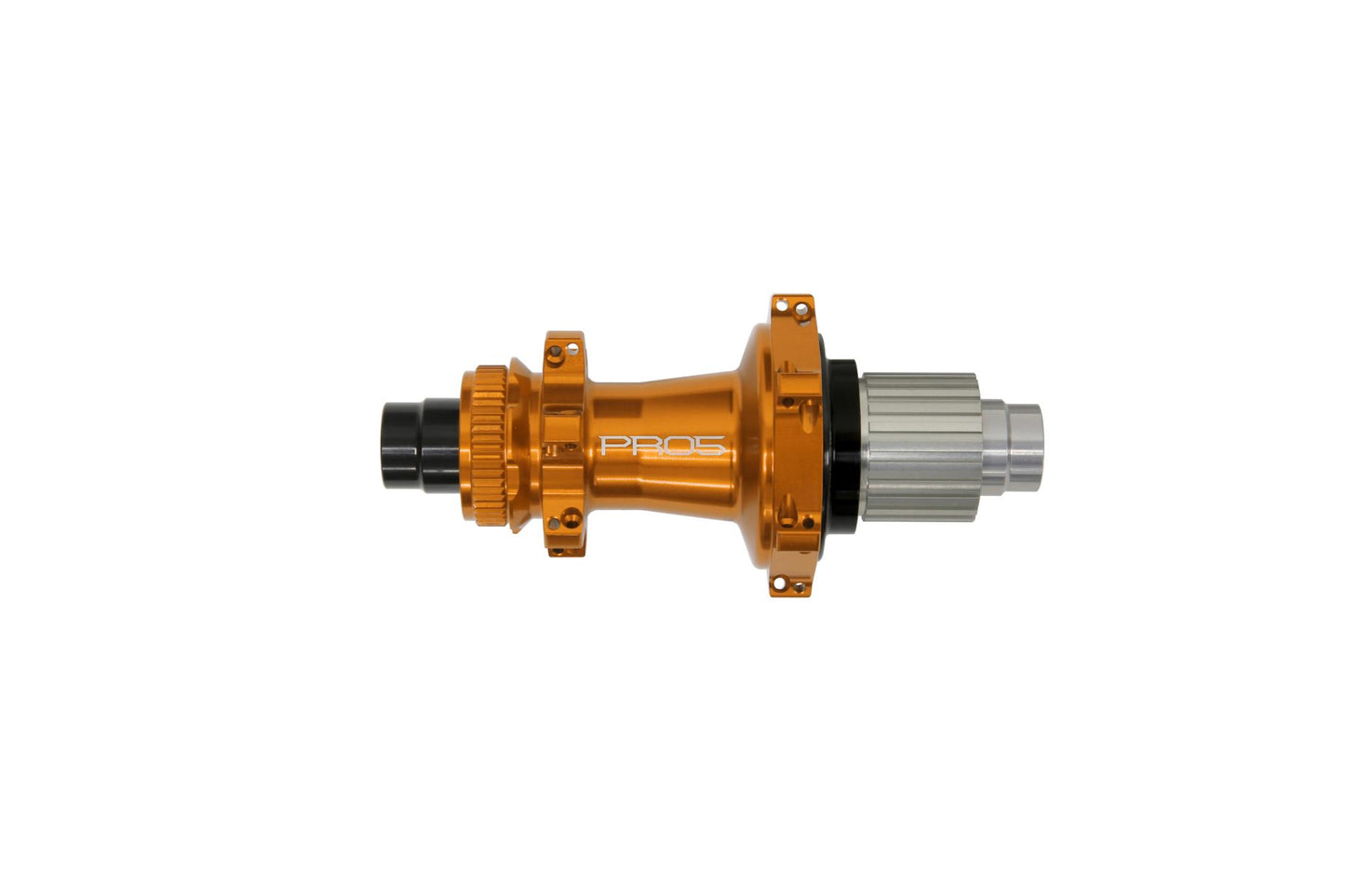 Hope Pro 5 Non-Boost Rear Hub | Straight Pull | Centre Lock-24h-Orange-Micro Spline-BRINK