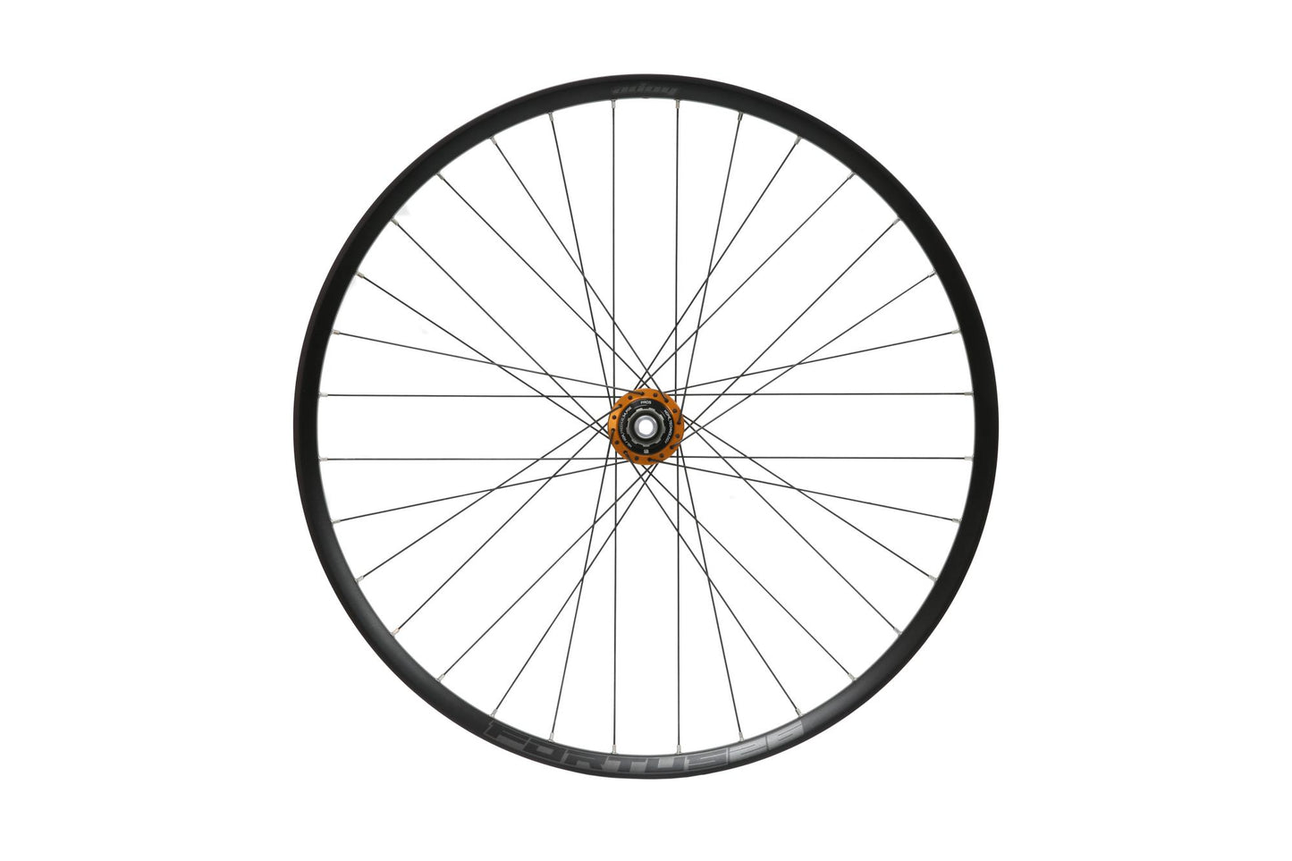 Hope Pro 5 Non-Boost Rear Wheel | Fortus 26 | 6-Bolt-26-Orange-HG Steel-BRINK