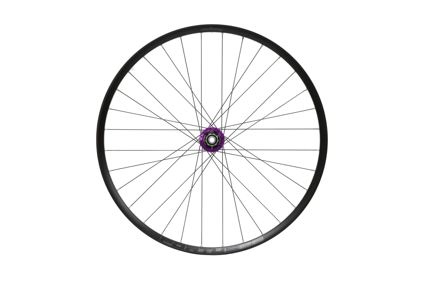 Hope Pro 5 Non-Boost Rear Wheel | Fortus 26 | 6-Bolt-26-Purple-HG Aluminium-BRINK