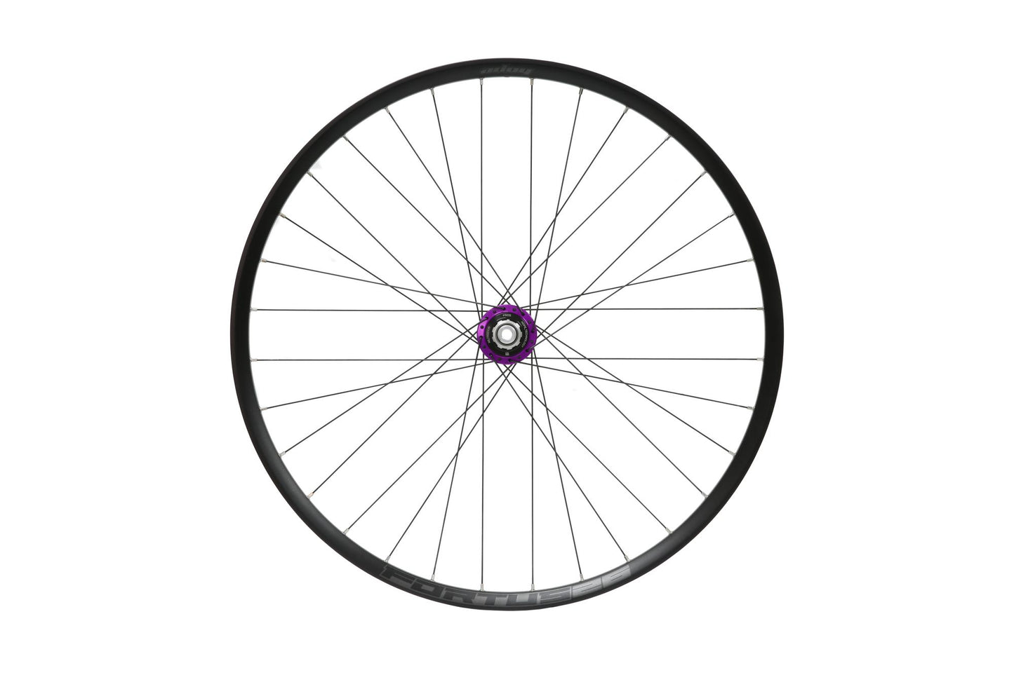 Hope Pro 5 Non-Boost Rear Wheel | Fortus 26 | 6-Bolt-26-Purple-XD-BRINK