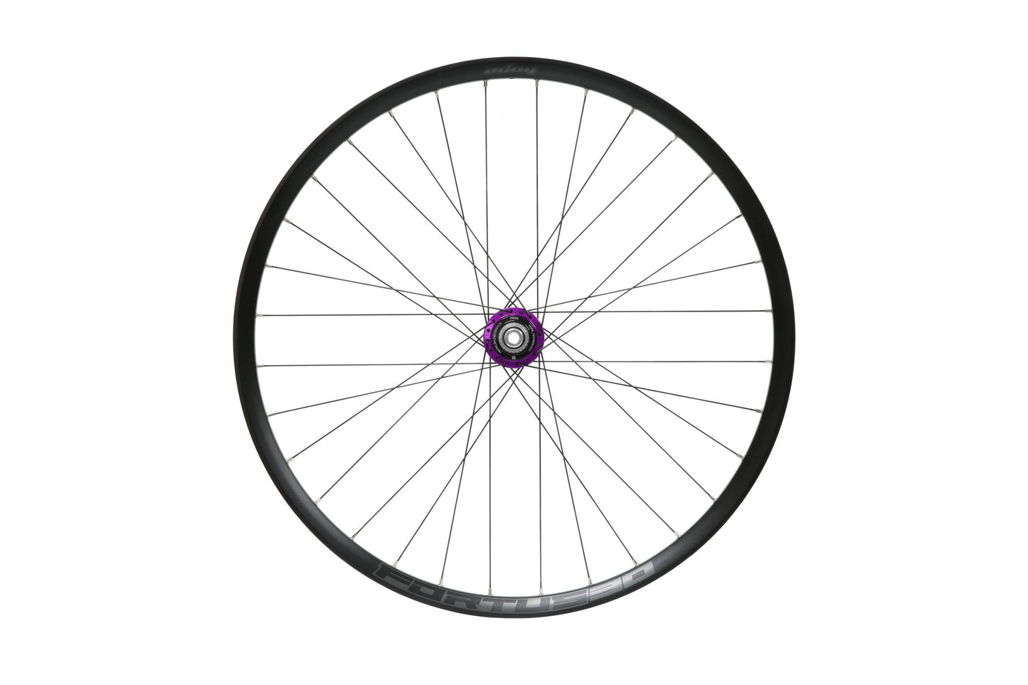 Hope Pro 5 Non-Boost Rear Wheel | Fortus 30 | 6-Bolt-26-Purple-Micro Spline-BRINK