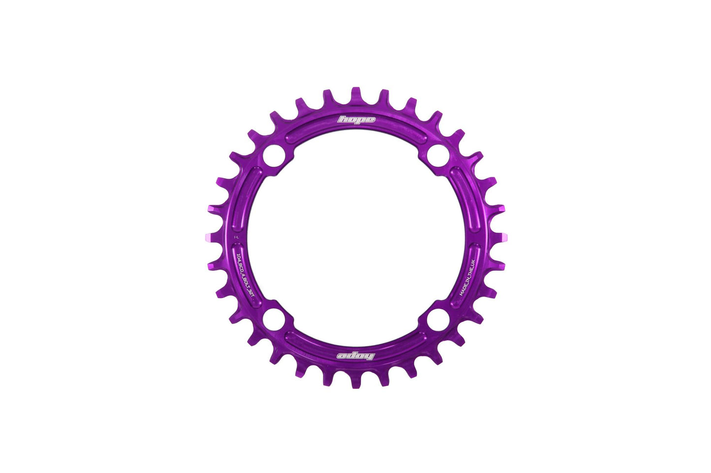 Hope R22 104 BCD Chainring-32t-Purple-Boost-BRINK