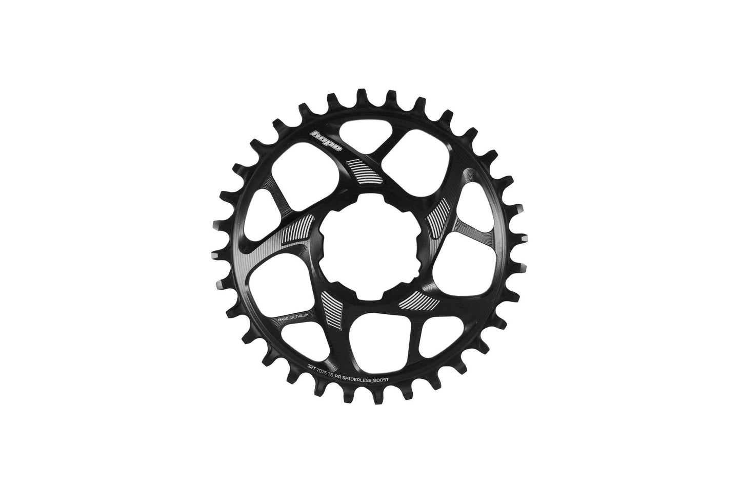 Hope R22 Spiderless Chainring-28t-Black-Boost-BRINK