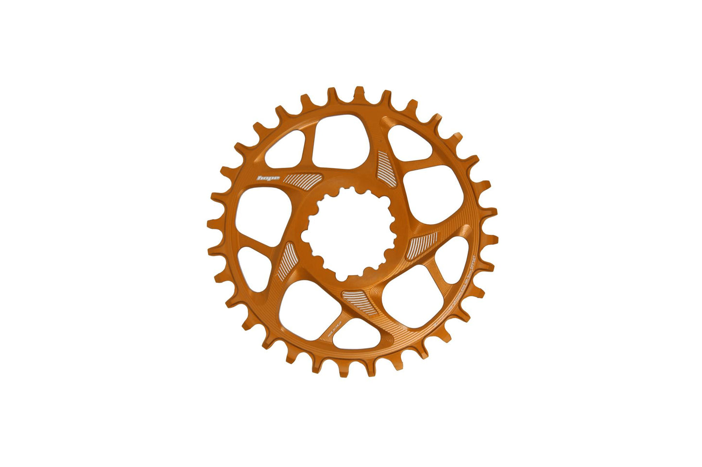 Hope R22 Spiderless Chainring SR3-28t-Orange-Boost-BRINK