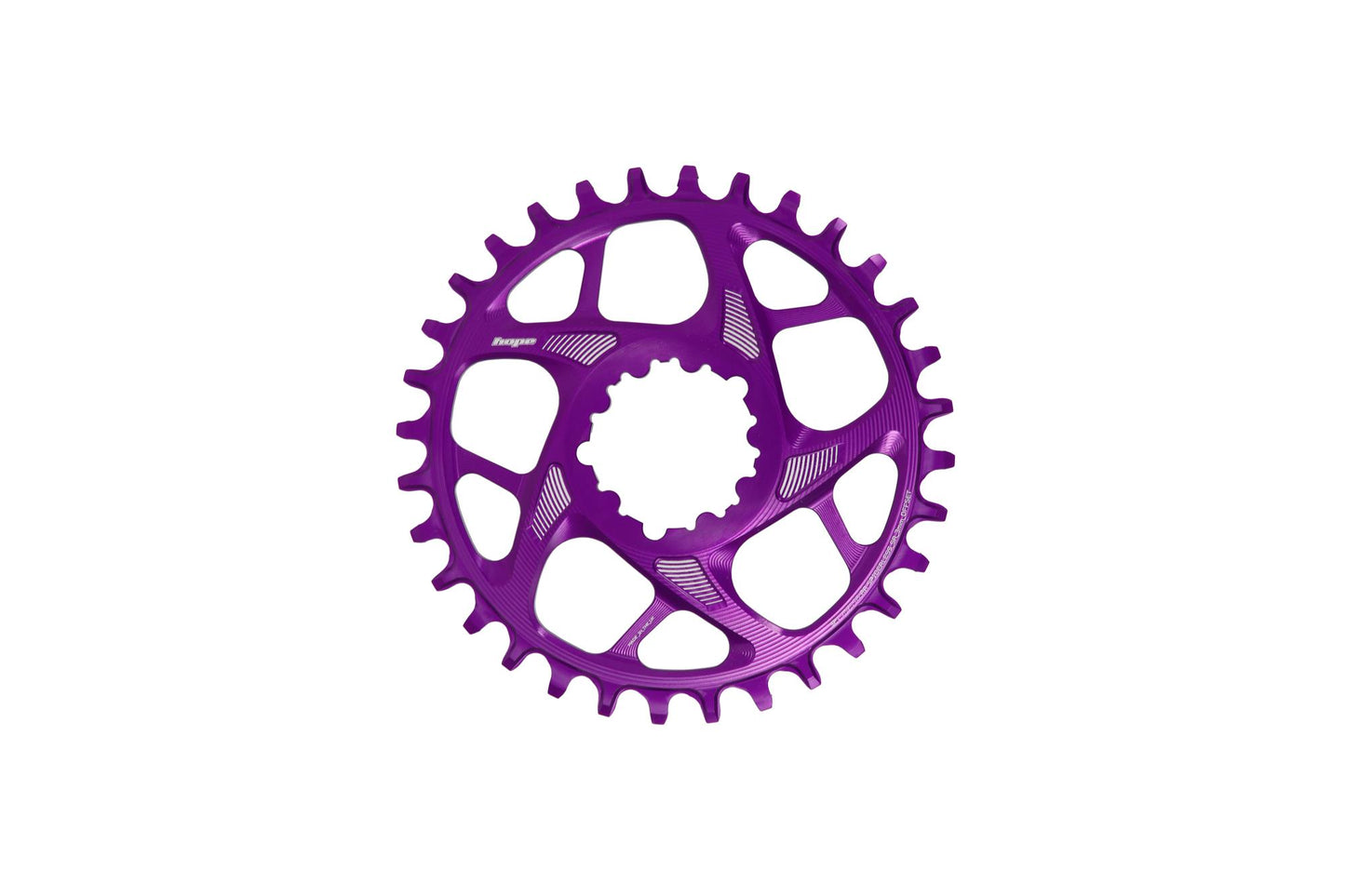 Hope R22 Spiderless Chainring SR3-28t-Purple-Boost-BRINK