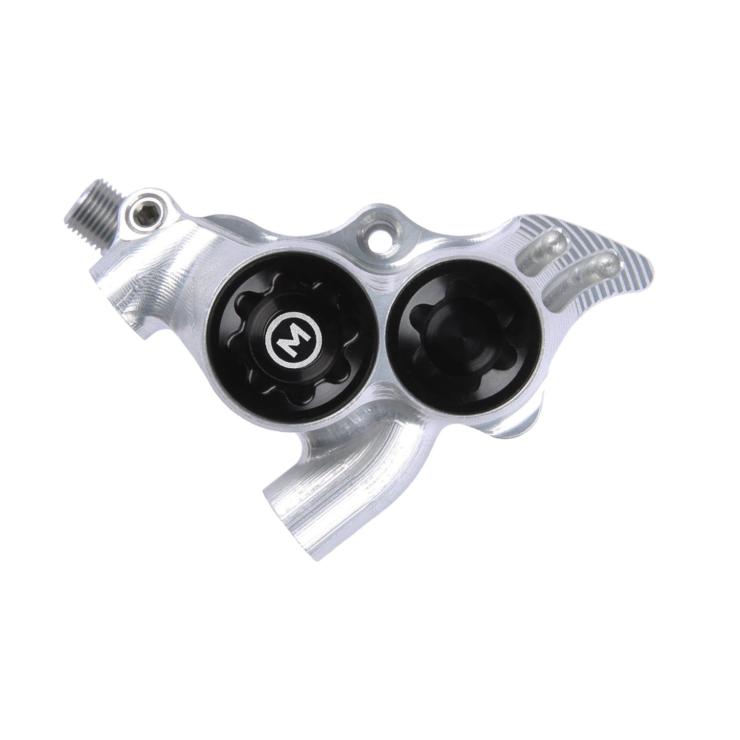 Hope RX4+ Caliper Complete-FM-Silver-Mineral OIl-BRINK