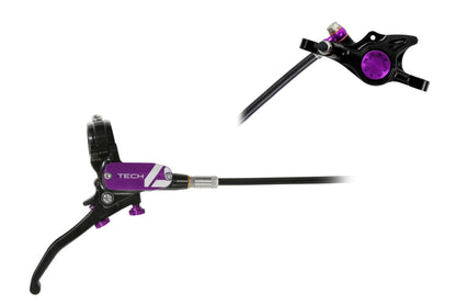 Hope Tech 4 X2 Disc Brake-Right-Black / Purple-Standard-BRINK