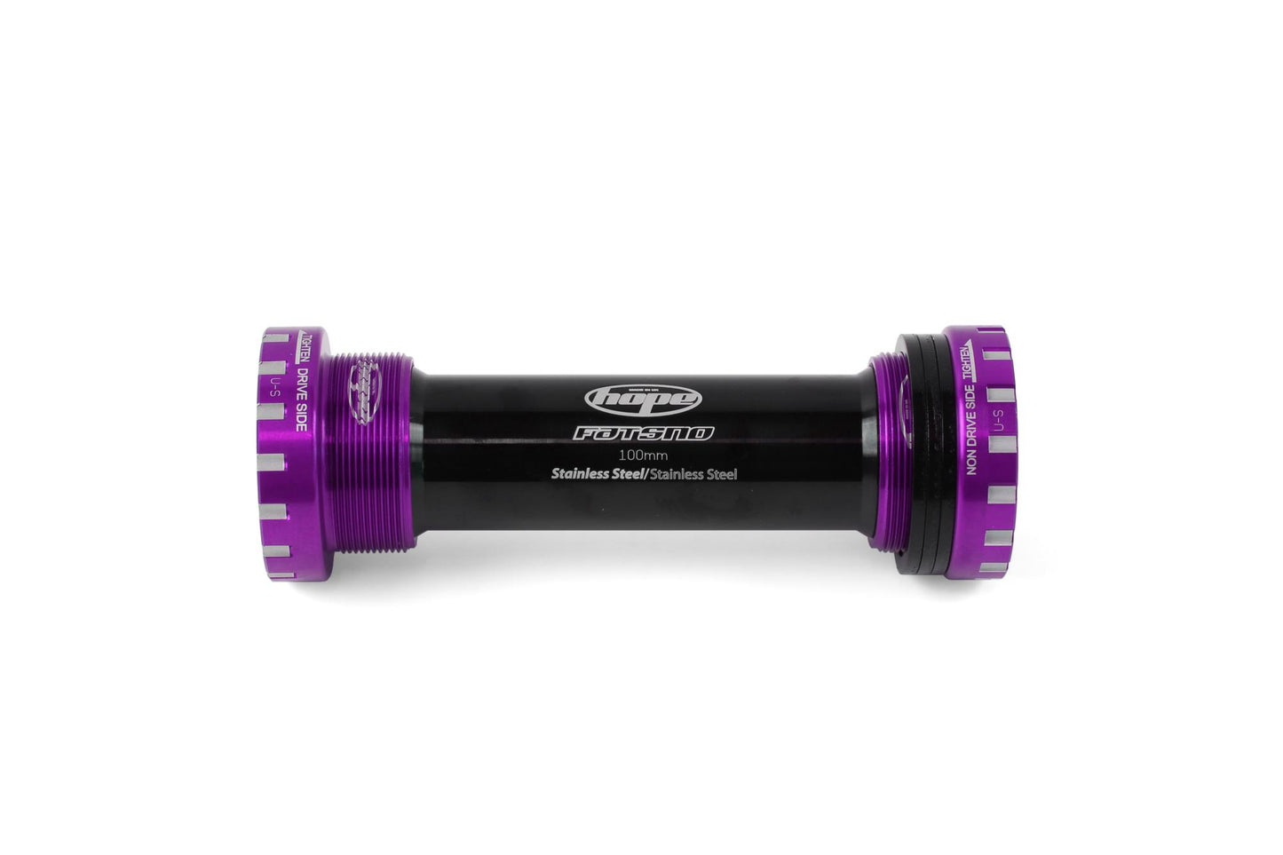 Hope Threaded Bottom Bracket-100mm FatBike-24mm-Purple-BRINK