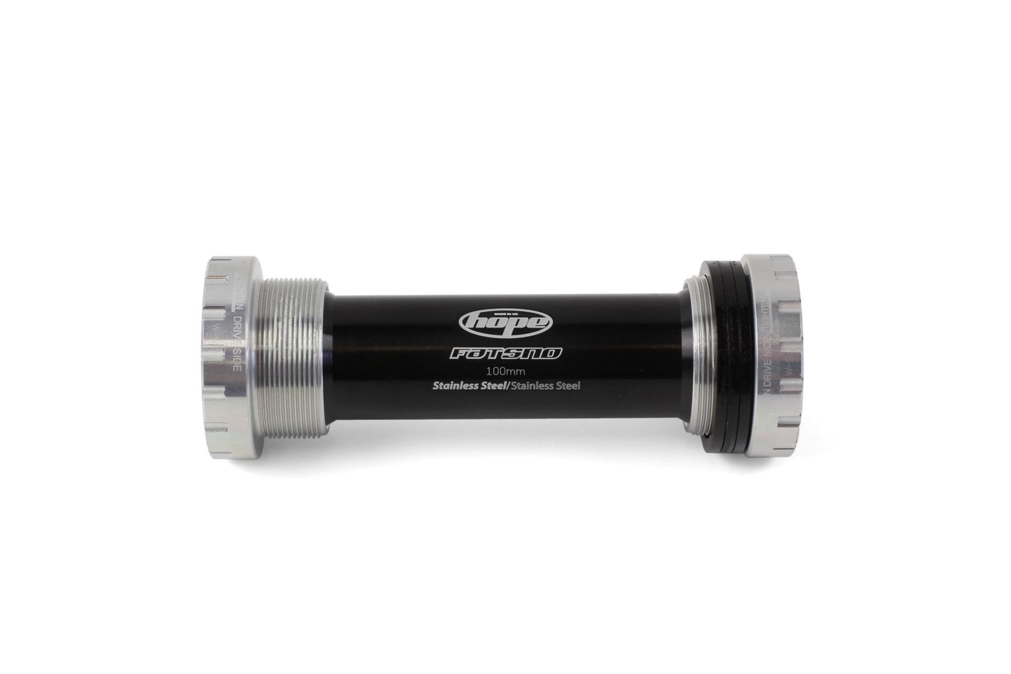 Hope Threaded Bottom Bracket-100mm FatBike-24mm-Silver-BRINK