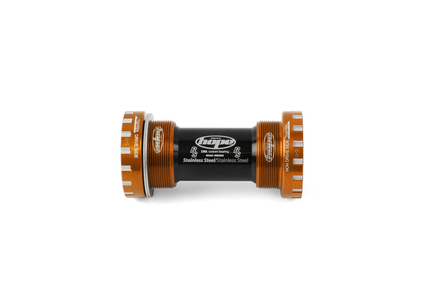 Hope Threaded Bottom Bracket-68mm Road-24mm-Orange-BRINK