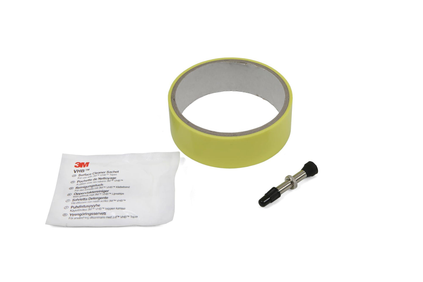 Hope Tubeless Kits-24mm Tape-Yellow-55mm Valve-BRINK