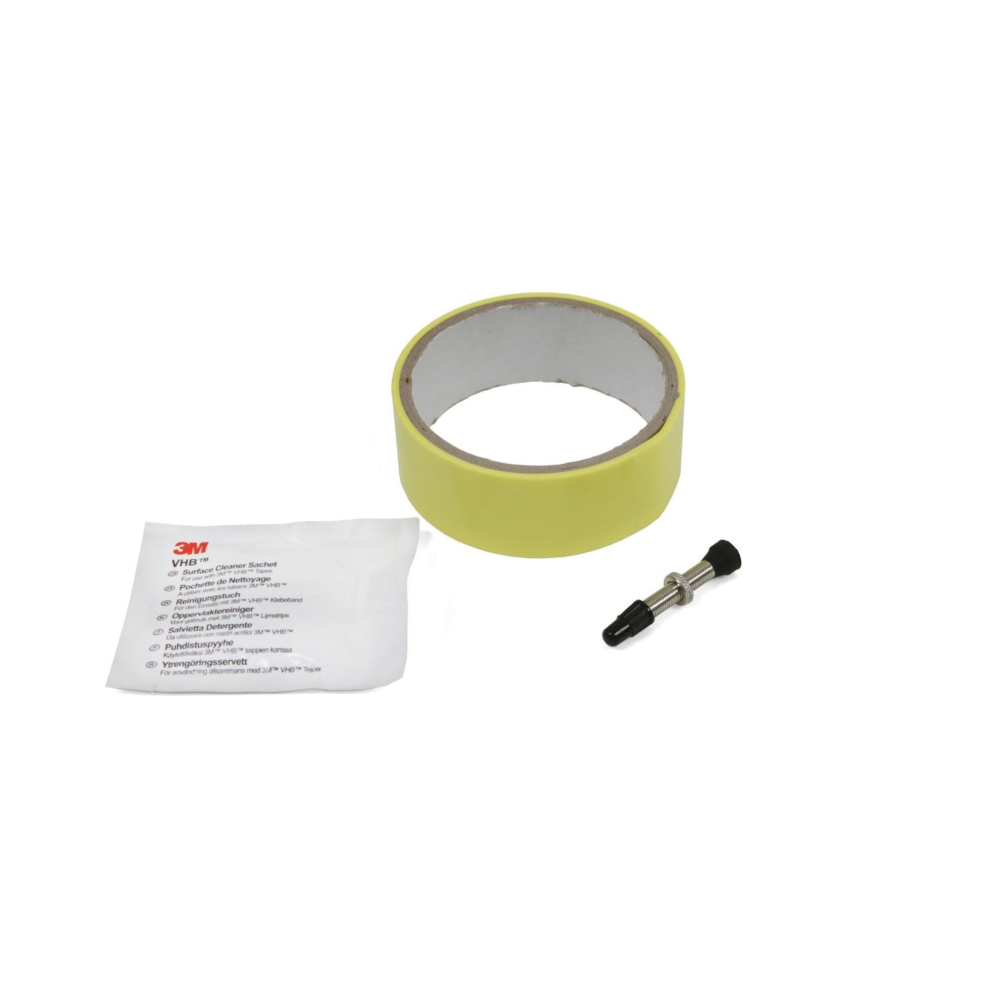 Hope Tubeless Kits-25mm Tape-Yellow-35mm Valve-BRINK