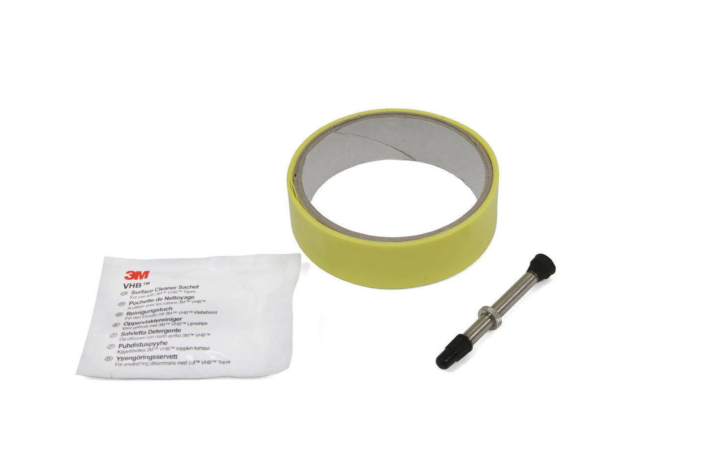 Hope Tubeless Kits-37mm Tape-Yellow-35mm Valve-BRINK