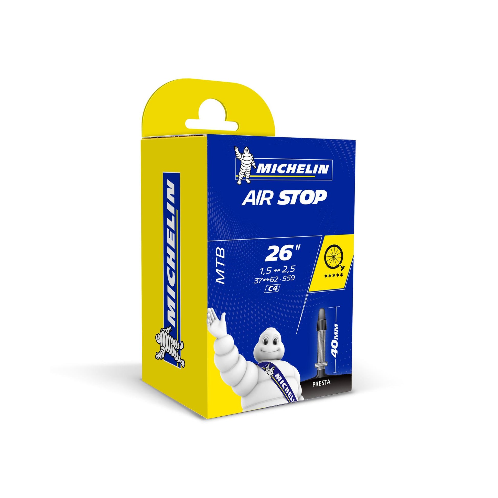 Michelin Airstop Tube-26-1.4-2.5-Presta - 40mm-BRINK