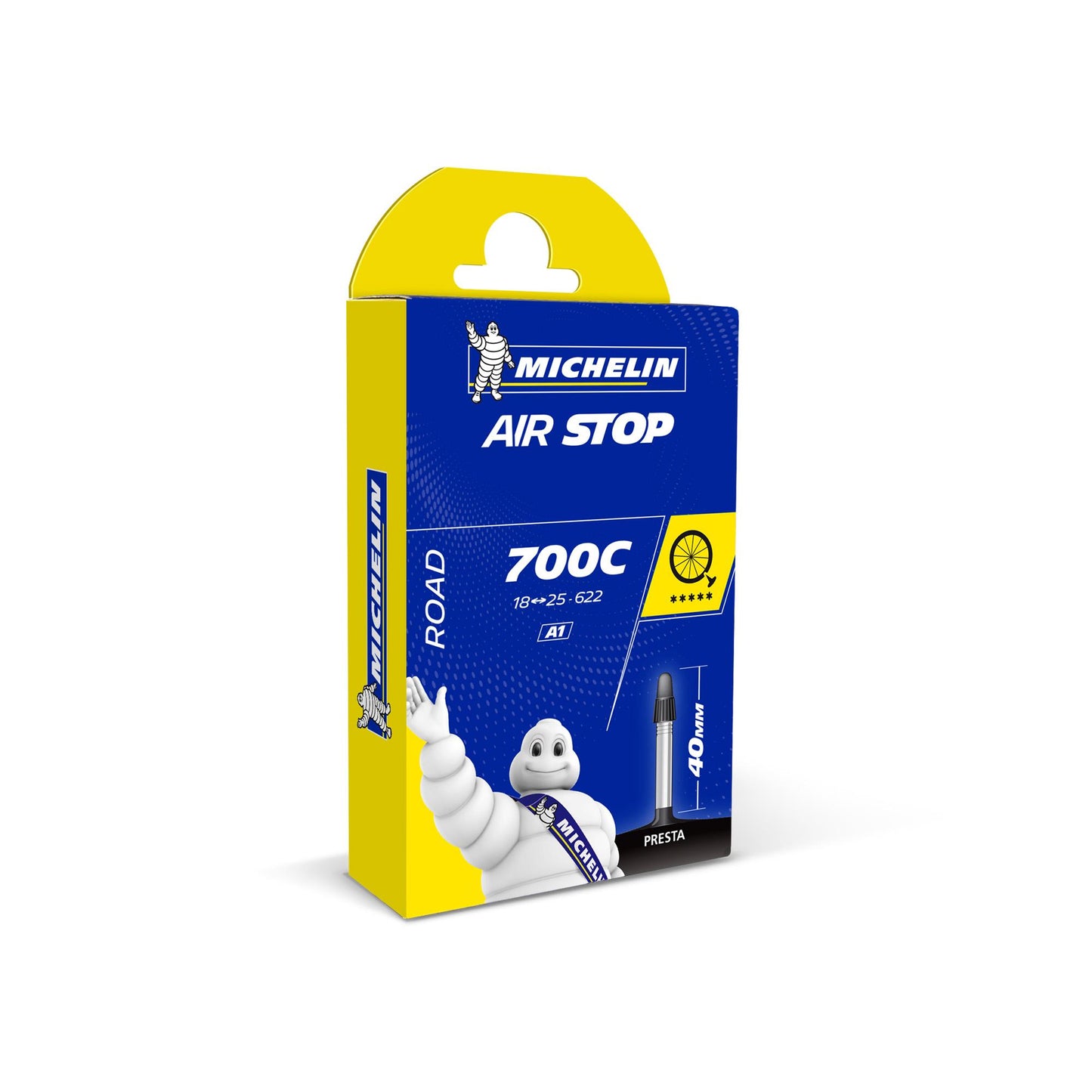 Michelin Airstop Tube-700c-18-25mm-Presta - 40mm-BRINK