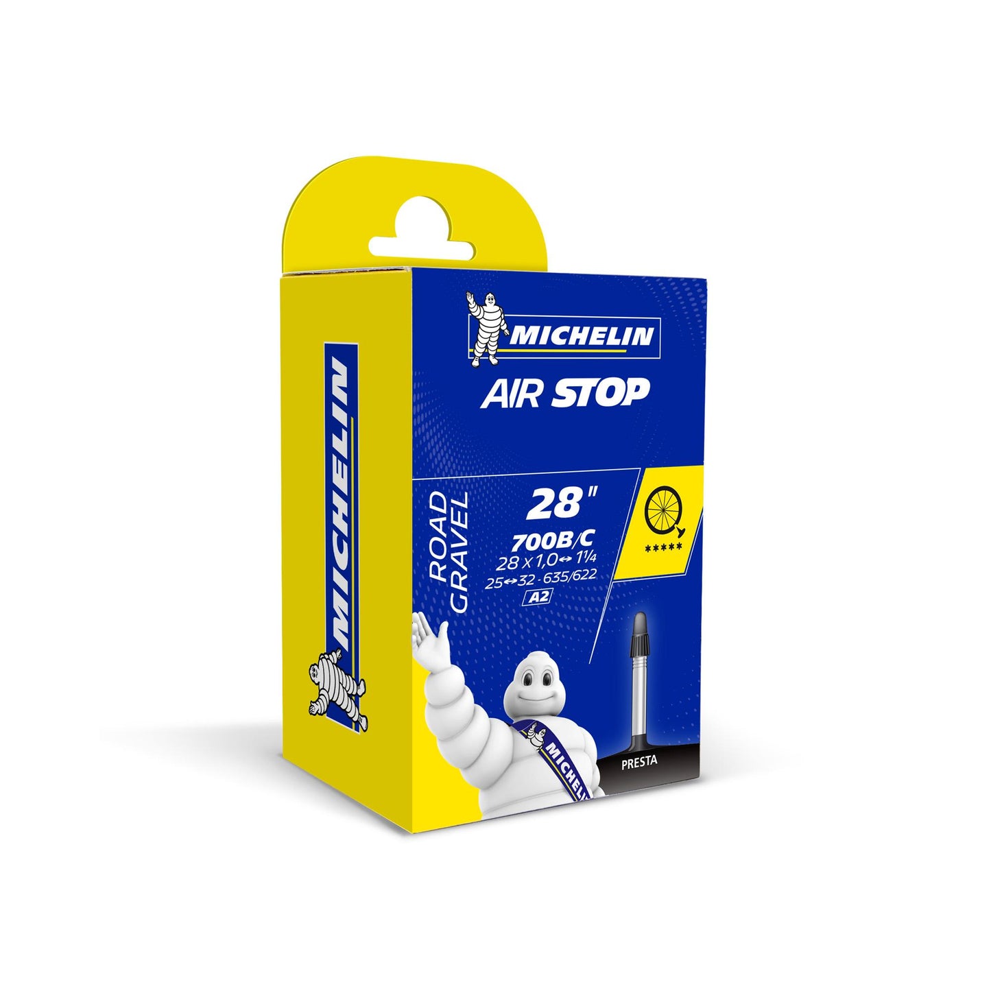 Michelin Airstop Tube-700c-25-32mm-Presta - 40mm-BRINK