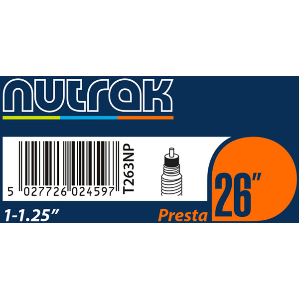 Nutrak 26 Inch Tube-1 - 1.25-Presta-BRINK