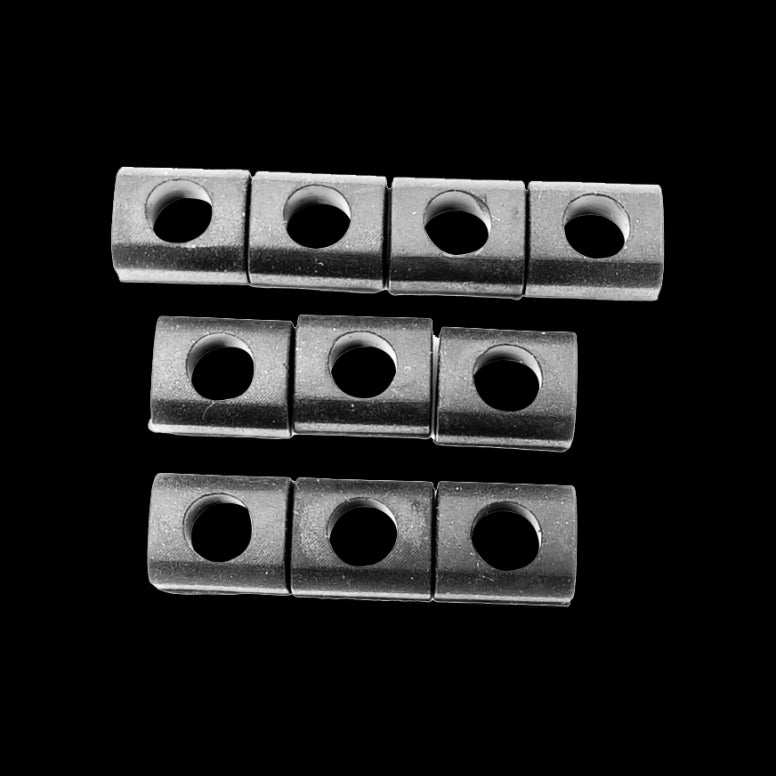 Orange Seal Square Grommets-10pcs Black-BRINK