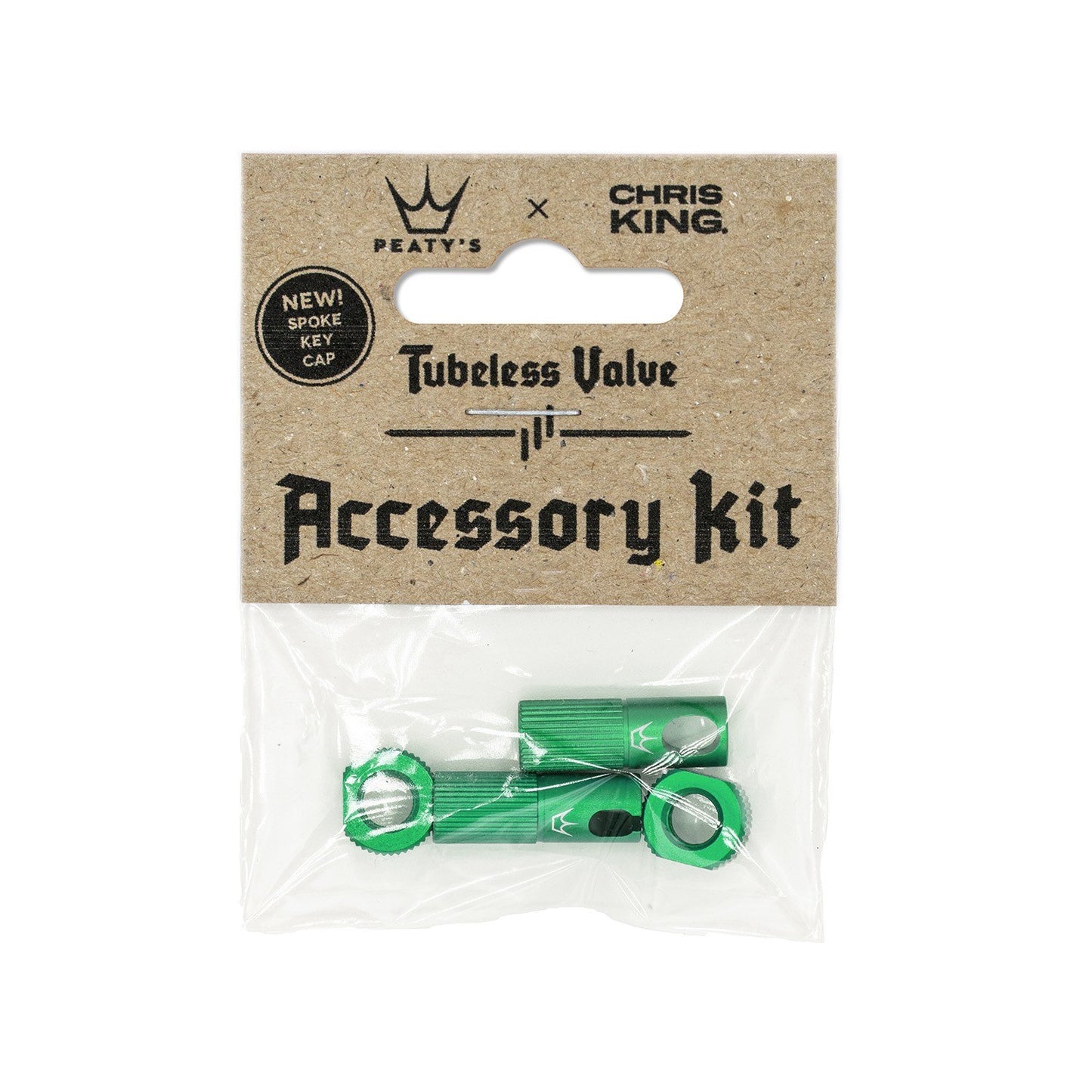 Peatys Tubeless Valves Accessory Kit-Emerald-BRINK