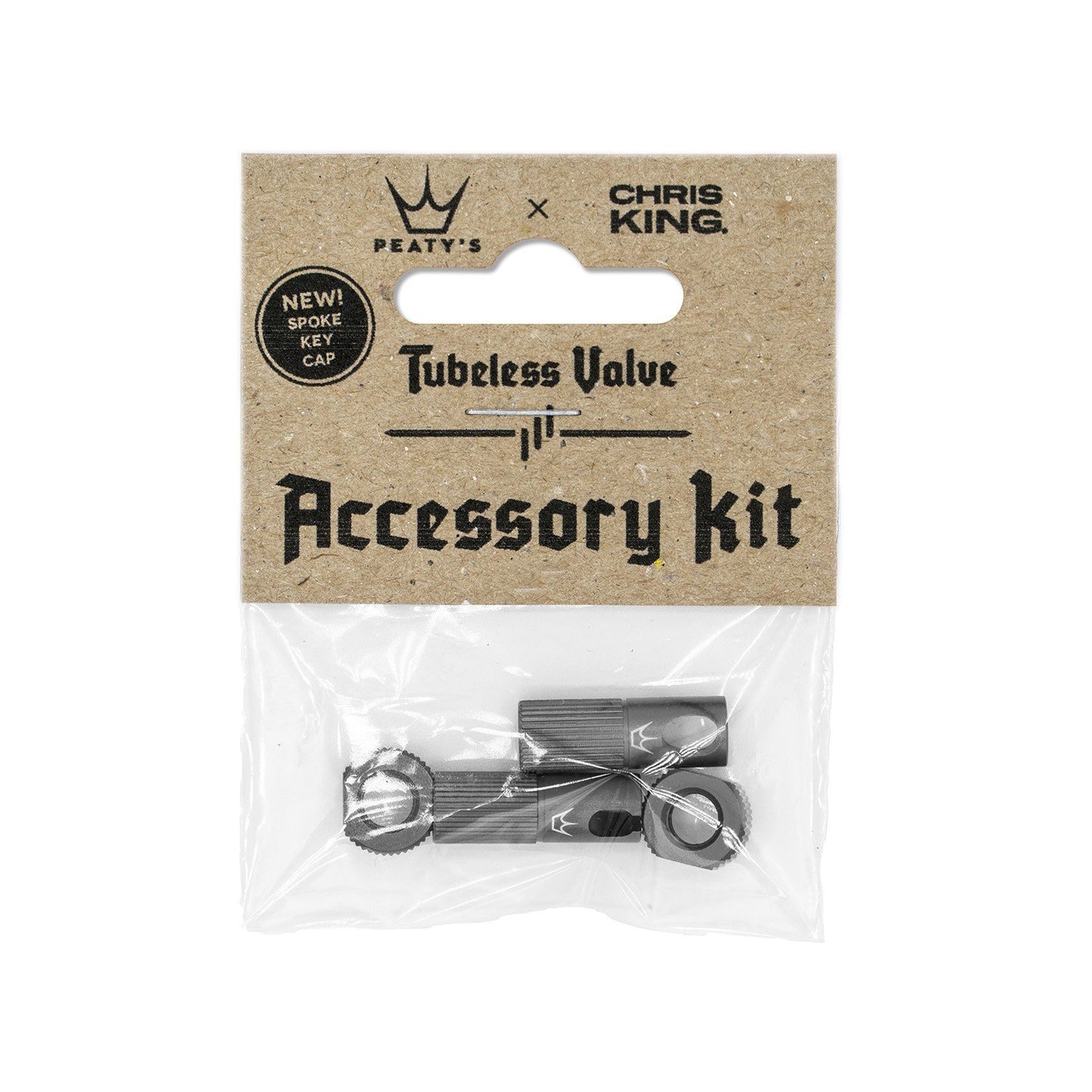 Peatys Tubeless Valves Accessory Kit-Slate-BRINK