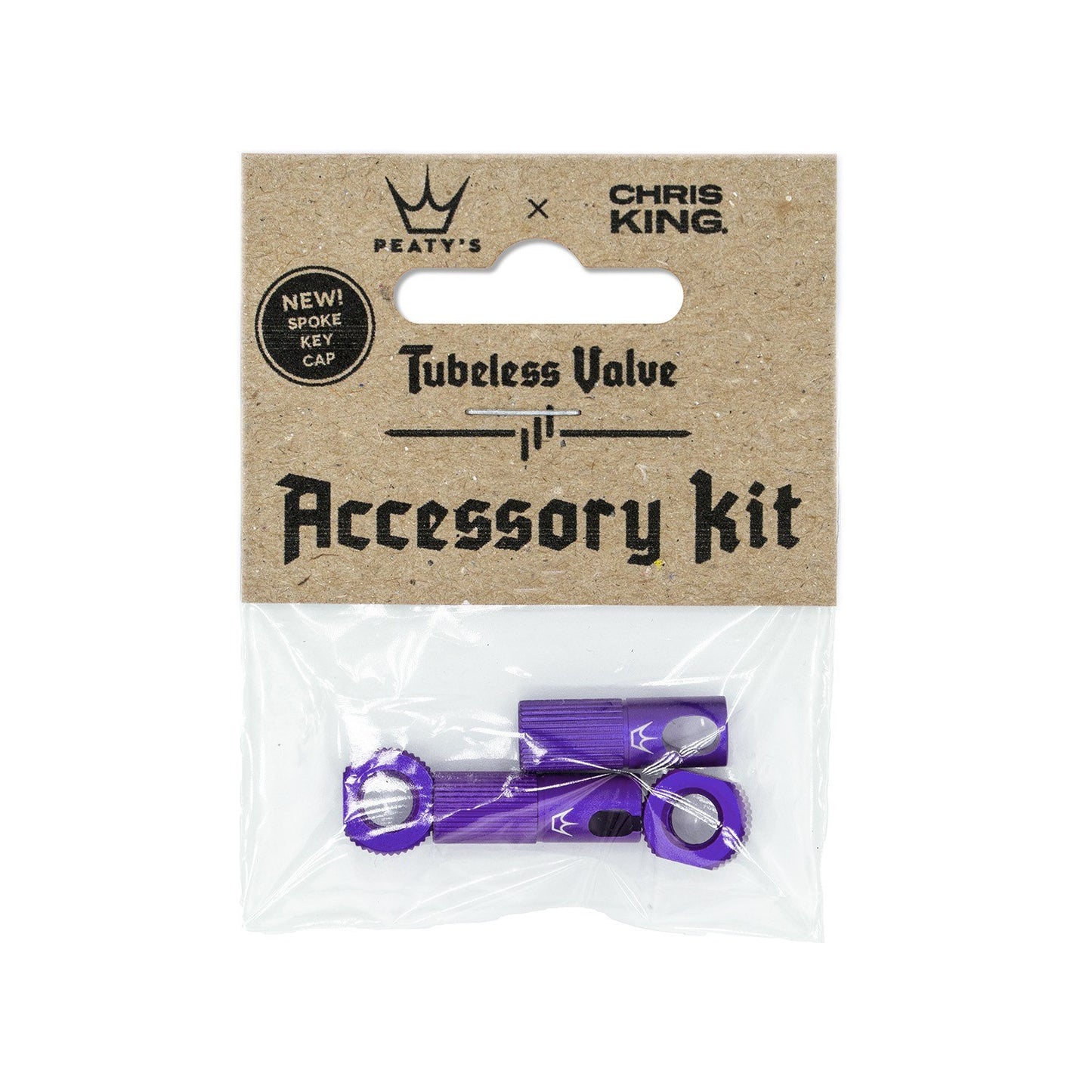 Peatys Tubeless Valves Accessory Kit-Violet-BRINK